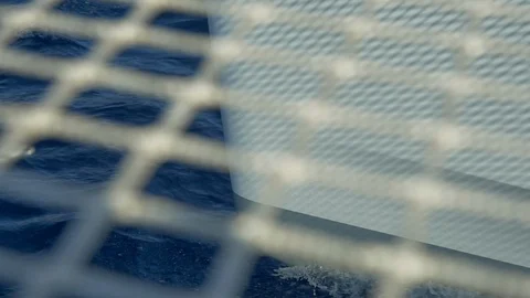 A sailing catamaran in motion. Stock Footage 103579094