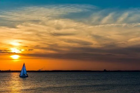Sailing on the Chesapeake Stock Photos