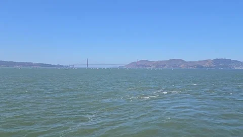 Sailing competition, race inside San Francisco Bay. Yachts regatta Video stock 284434388