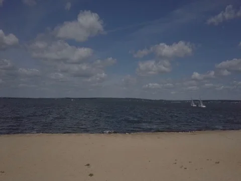 Sailing competition / Yachts Stock Footage 77337792