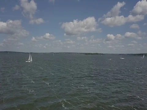 Sailing competition / Yachts Stock Footage 77338293