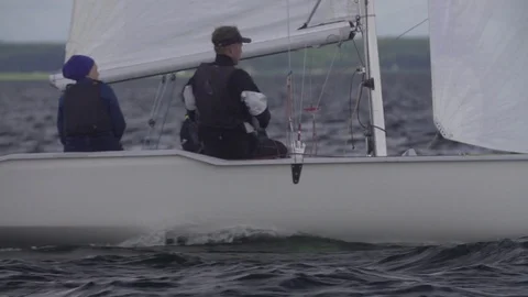 Sailing Competition / Yachts Stock Footage 85760860