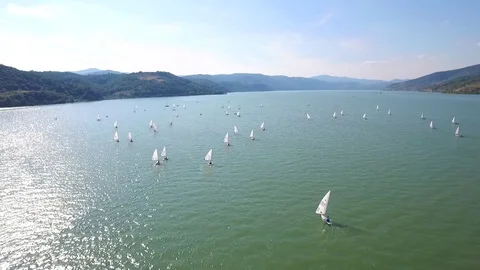 Sailing on the Danube Stock Footage 72710131
