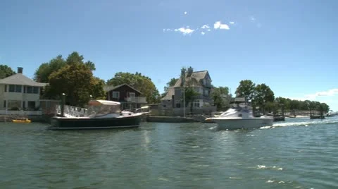 Sailing down the water (3 of 15) Stock-Footage 19830041