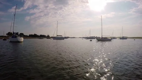 Sailing forwards part two Stock Footage 78757124