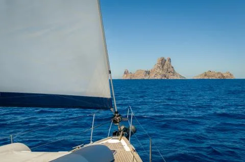 Sailing to freedom Stock Photos