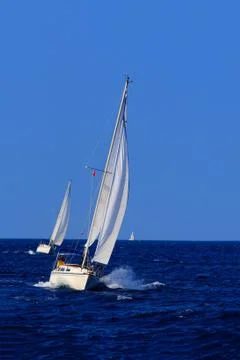 Sailing in Greece Stock Photos