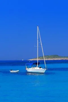 Sailing in Greece Stock Photos