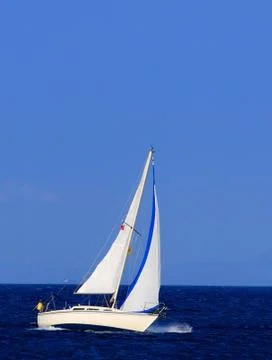 Sailing in Greece Stock Photos