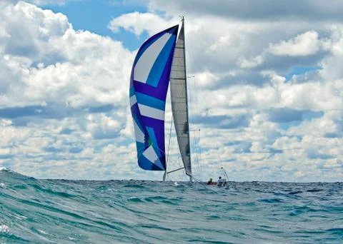 Sailing on the high seas Stock Photos