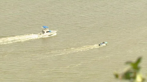 Sailing on the Hudson River 스톡 동영상 479586