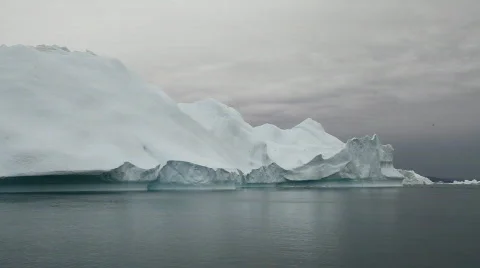Sailing by an iceberg Video stock 840843
