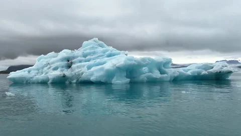Sailing by iceberg Video stock 150370243