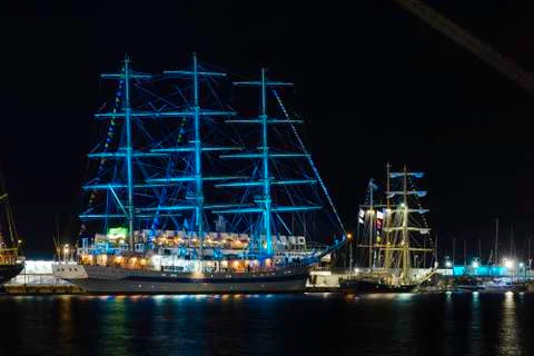 Sailing illumination Foto stock