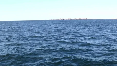Sailing, island Stock Footage