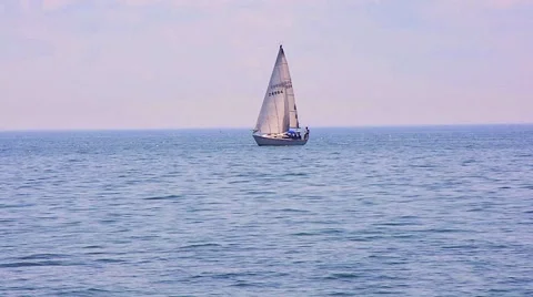 Sailing Lake 01CUsvv Stock Footage 46991436