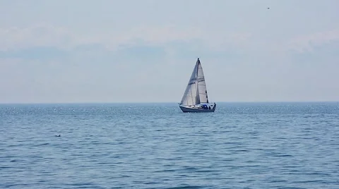Sailing Lake 02CUsvv Stock Footage 46991295
