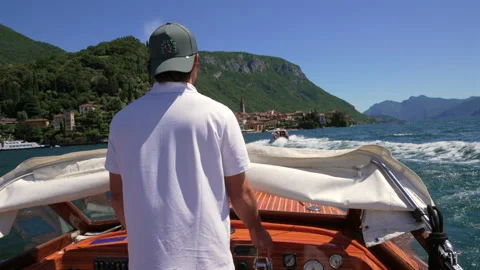 Sailing on Lake Como, Italy 4K Stock Footage 314789601
