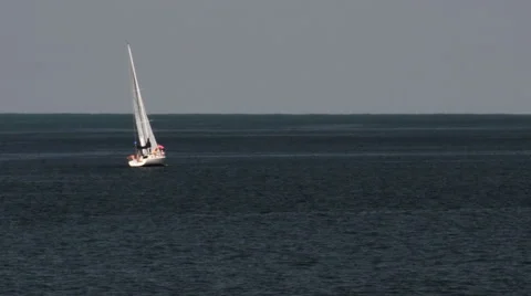 Sailing on Lake Superior Stock Footage 66897790