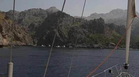 SAILING LANDSCAPE Stock Footage 10801622