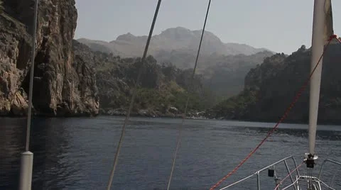 SAILING LANDSCAPE Stock Footage 10801826