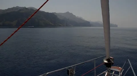 SAILING LANDSCAPE Stock Footage 10802079