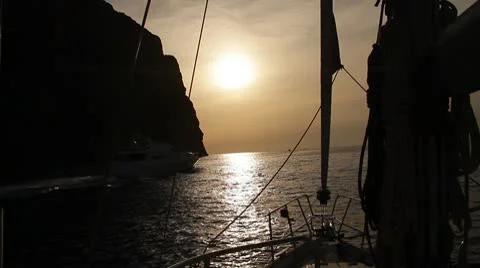 SAILING LANDSCAPE Stock Footage 10803171