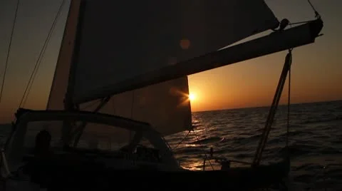 SAILING LANDSCAPE Stock Footage 10803219