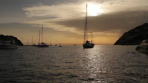 SAILING LANDSCAPE Stock Footage 10803299