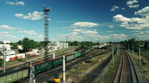 Sailing long trainset Stock Footage 53339851
