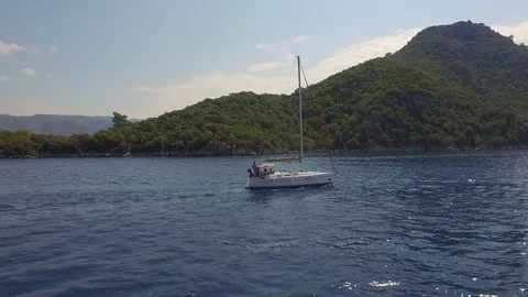 Sailing in Marmaris, Turkey Video stock 80687026