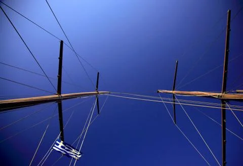 Sailing masts Stock Photos