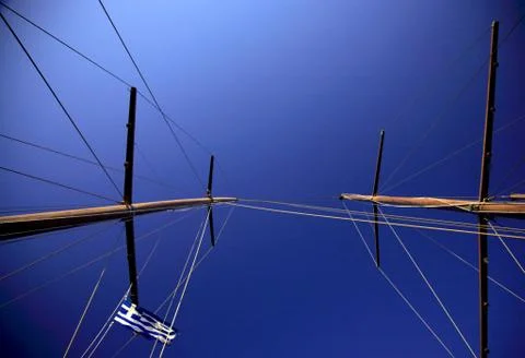 Sailing masts Stock Photos