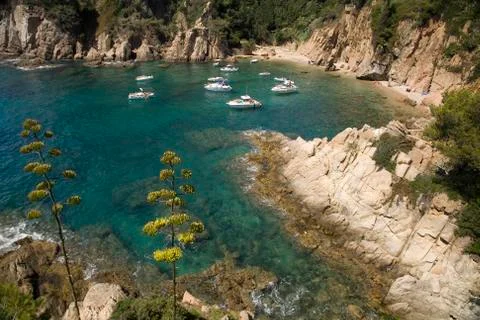 Sailing on the mediterranean Stock Photos