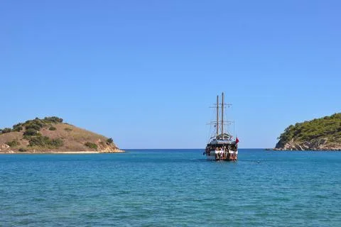 Sailing to mediterranean Stock Photos