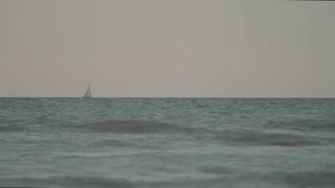 Sailing the North Sea Video stock 77876380