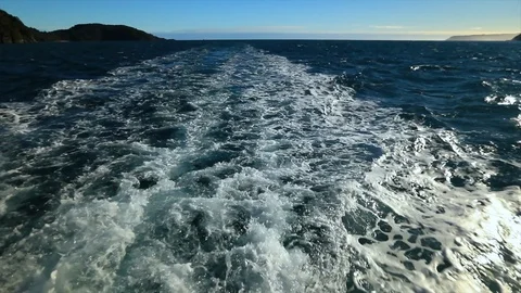Sailing to the Open Sea Stock Footage 92850129