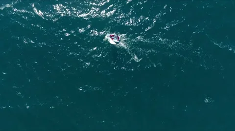 Sailing Optimist Stock Footage 58621584