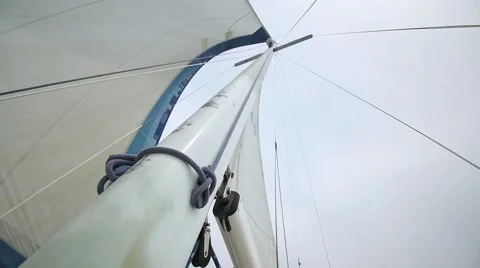 Sailing on the Pacific Stock Footage 41015876