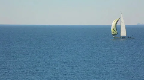 Sailing race Stock Footage 42762413