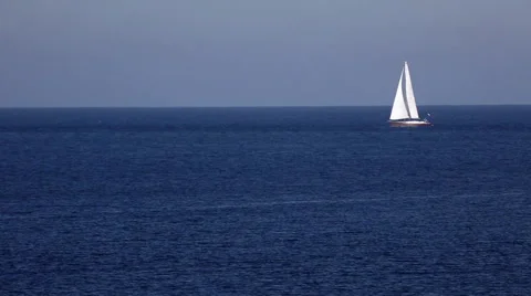 Sailing race Stock Footage 42762938