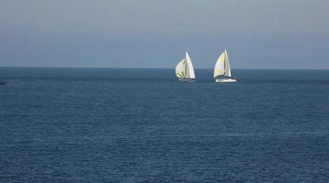 Sailing race Stock Footage 42763190