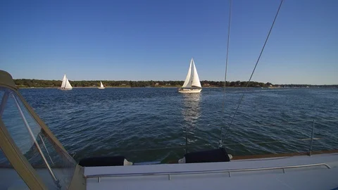 Sailing race Stock Footage 85482206