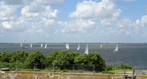 Sailing race Stock Photos