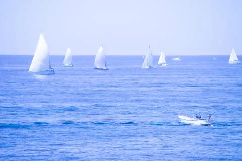 Sailing race Stock Photos