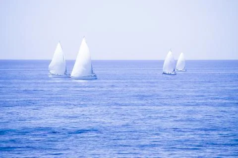 Sailing race Stock Photos