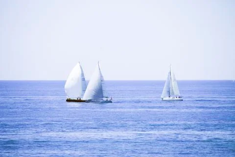 Sailing race Stock Photos