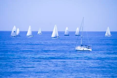 Sailing race Stock Photos