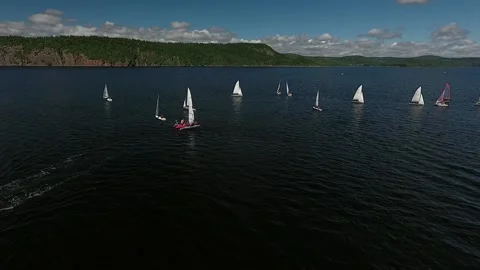 Sailing Regatta Stock Footage 137594244