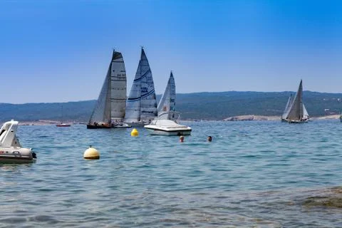 Sailing regatta Foto stock